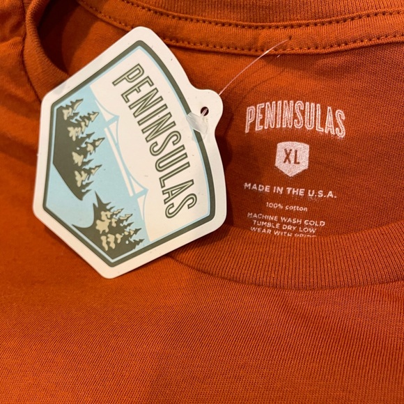 Michigan Peninsula’s Orange Camping Shirt 🏕️ Size XL - Picture 9 of 9